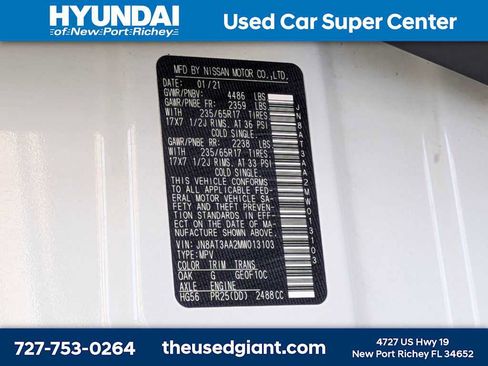 Used 2021 Nissan Rogue S FWD image 33