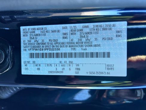 Used 2023 Ford F150 Lariat w/ Equipment Group 502A High image 31