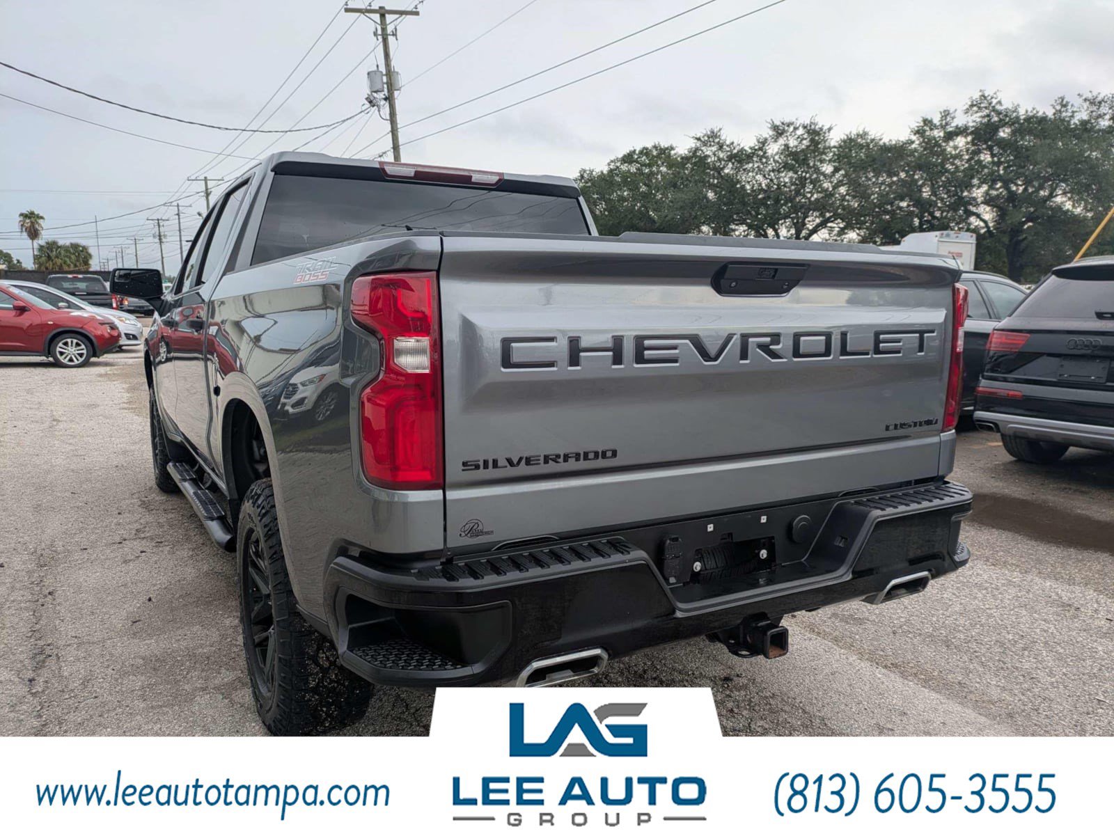 Used 2021 Chevrolet Silverado 1500 Custom Trail Boss w/ LPO, Dark Essentials Package AWD/4WD image 5