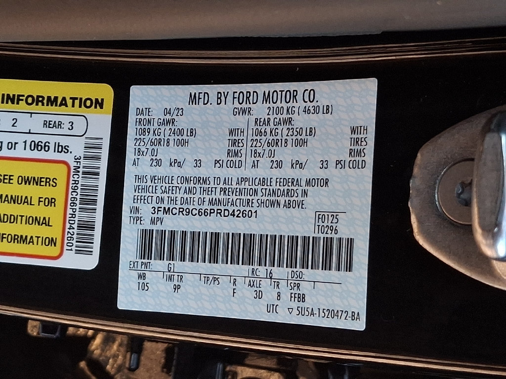 Certified 2023 Ford Bronco Sport Outer Banks w/ Tech Package AWD/4WD image 29
