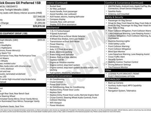 Certified 2025 Buick Encore GX Preferred AWD/4WD image 4