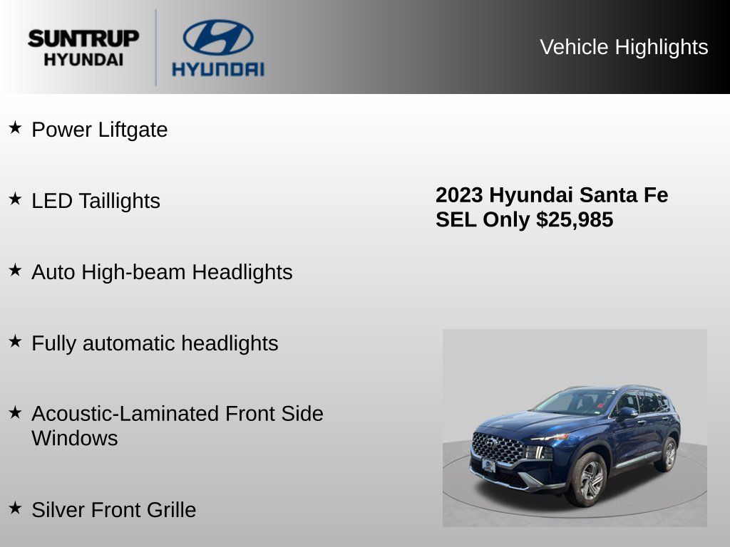 Used 2023 Hyundai Santa Fe SEL w/ Premium Package AWD/4WD image 23