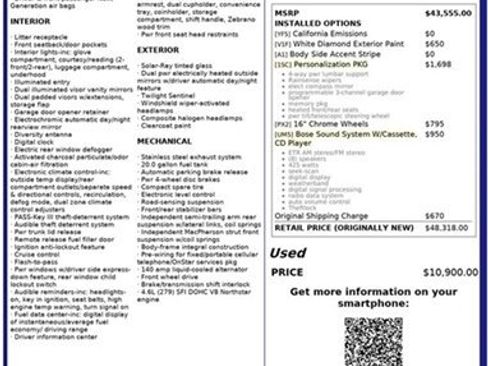 Used 1999 Cadillac Seville SLS w/ Personalization Pkg image 2