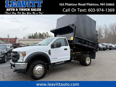 Used 2021 Ford F550 6.7L POWERSTROKE DIESEL 9' DUM w/ Power Equipment Group