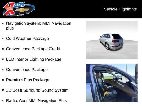 Used 2019 Audi Q7 2.0T Premium Plus w/ Premium Plus Package AWD/4WD image 2