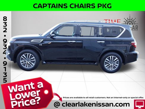 Used 2022 Nissan Armada SL w/ Captain's Chairs Package image 4