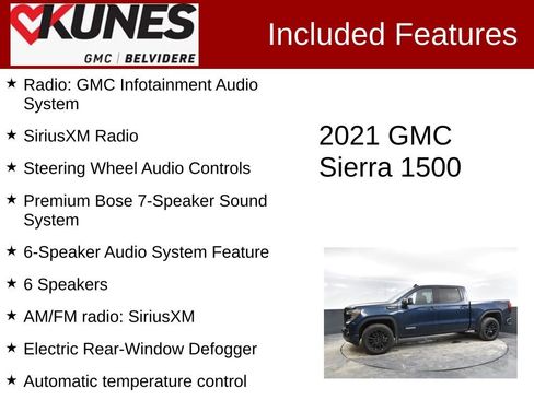 Used 2021 GMC Sierra 1500 Elevation w/ Preferred Package AWD/4WD image 2