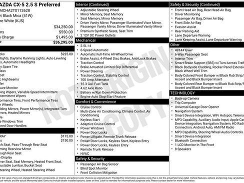 New 2026 MAZDA CX-5 Preferred AWD/4WD image 33