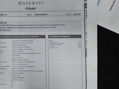 Used 2022 Maserati Ghibli Modena Q4 image 50