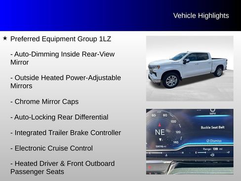 Used 2024 Chevrolet Silverado 1500 LTZ w/ LTZ Premium Package AWD/4WD image 24