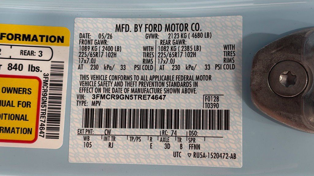 New 2026 Ford Bronco Sport Heritage w/ Convenience Package AWD/4WD image 46