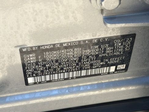 Certified 2024 Honda HR-V LX image 36