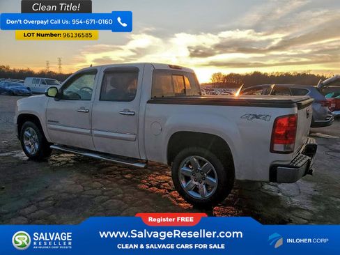 Used 2013 GMC Sierra 1500 SLT w/ SLT White Diamond Edition image 3