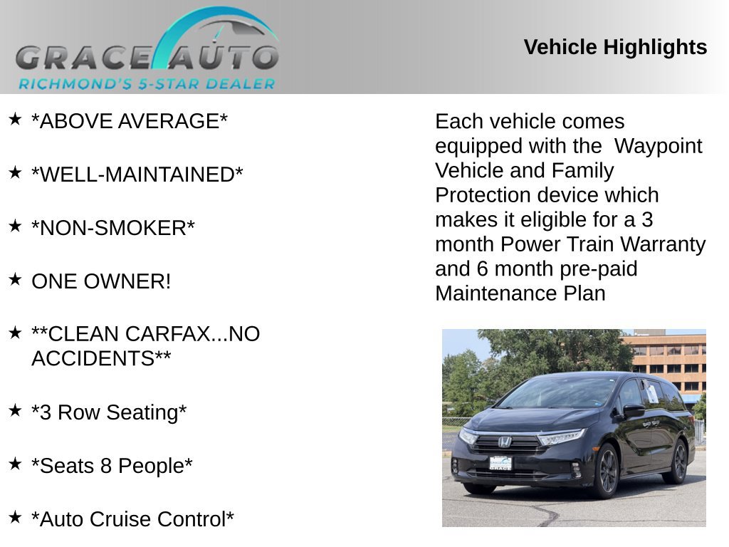 Used 2023 Honda Odyssey Elite image 2