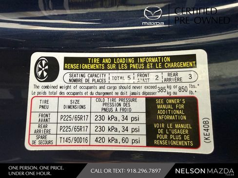 Certified 2025 MAZDA CX-5 AWD 2.5 S w/ Preferred Package image 54