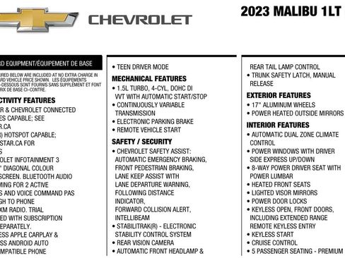 Used 2023 Chevrolet Malibu LT FWD image 3