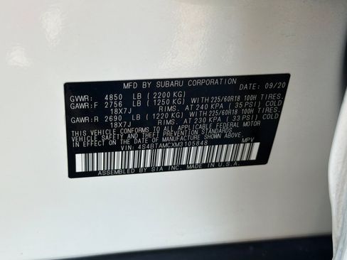 Used 2021 Subaru Outback Limited AWD/4WD image 39