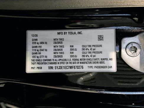 Used 2021 Tesla Model 3 Performance image 31