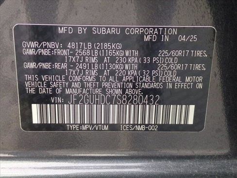 Certified 2025 Subaru Crosstrek 2.0i Premium w/ Crosstrek Mirror Package image 23