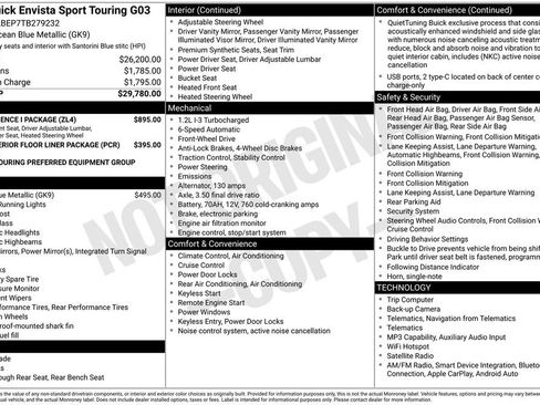 New 2026 Buick Envista Sport Touring w/ Convenience I Package FWD image 2
