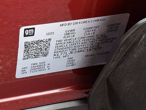 Certified 2024 Chevrolet Trax RS w/ Sunroof Package FWD image 26
