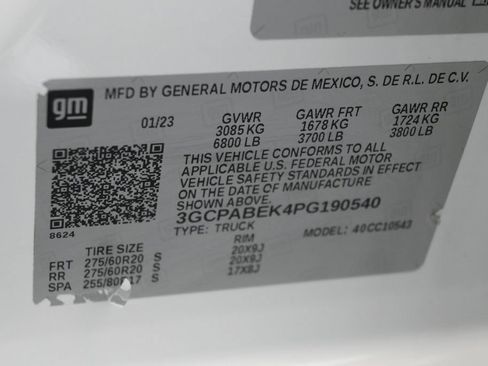 Used 2023 Chevrolet Silverado 1500 Custom RWD image 15