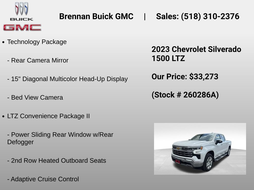 Certified 2023 Chevrolet Silverado 1500 LTZ w/ LTZ Premium Package AWD/4WD image 6