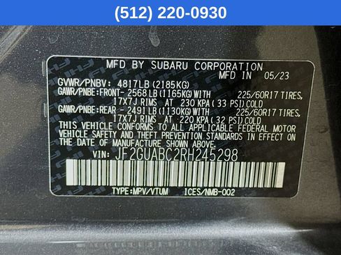 Used 2024 Subaru Crosstrek 2.0i AWD/4WD image 39