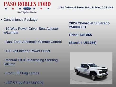 Used 2024 Chevrolet Silverado 2500 LT w/ Convenience Package AWD/4WD image 6