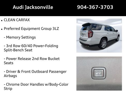 Used 2021 Chevrolet Tahoe High Country w/ Premium Package AWD/4WD image 9