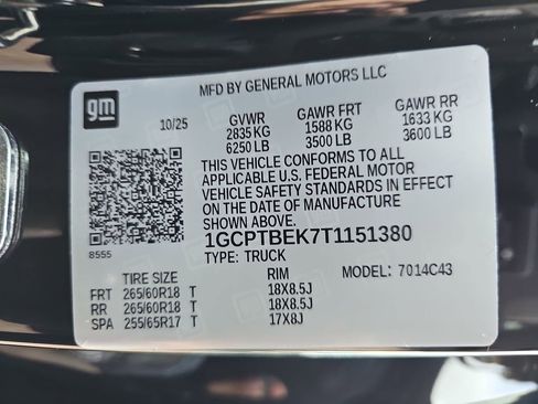 New 2026 Chevrolet Colorado W/T w/ WT Custom Package image 42