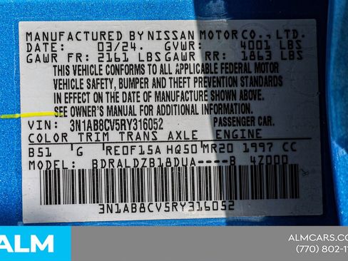 Used 2024 Nissan Sentra SV FWD image 45