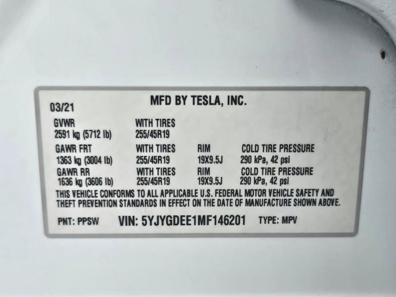 Used 2021 Tesla Model Y Long Range AWD/4WD image 35