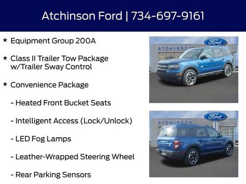 Certified 2023 Ford Bronco Sport Big Bend w/ Convenience Package image 12