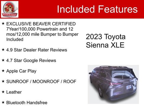 Used 2023 Toyota Sienna XLE FWD image 5