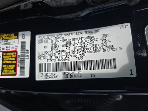 Used 2012 Toyota Tundra Limited AWD/4WD image 35