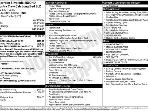 New 2026 Chevrolet Silverado 2500 High Country w/ High Country Premium Package AWD/4WD image 5