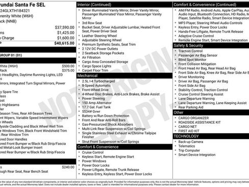 Certified 2026 Hyundai Santa Fe SEL FWD image 33