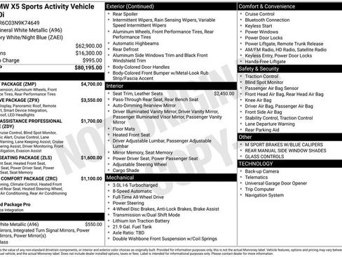 Used 2022 BMW X5 xDrive40i w/ M Sport Package AWD/4WD image 2