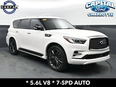 Used 2021 INFINITI QX80 Premium Select w/ Cargo Package RWD image 3