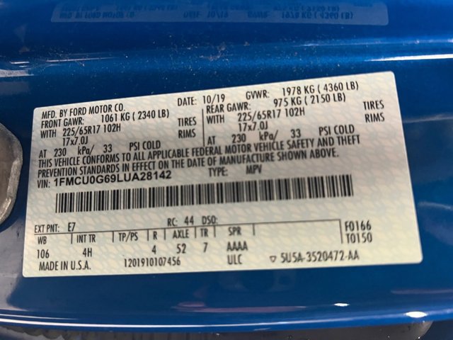 Used 2020 Ford Escape SE FWD image 24