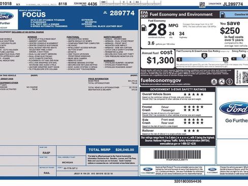 Used 2018 Ford Focus Titanium FWD image 26