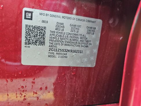 Used 2019 Chevrolet Impala LT w/ Sunroof and Spoiler Package image 17