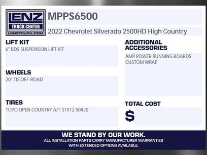 Used 2022 Chevrolet Silverado 2500 High Country w/ Z71 Off-Road Package
