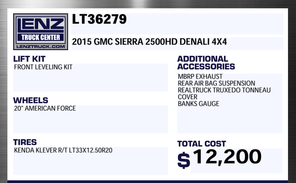 Used 2015 GMC Sierra 2500 Denali w/ Duramax Plus Package AWD/4WD image 2