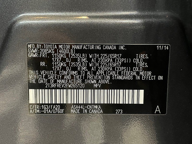 Used 2015 Toyota RAV4 XLE AWD/4WD image 25