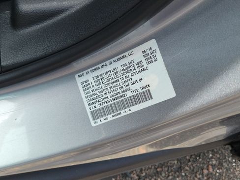 Certified 2019 Honda Ridgeline RTL-T image 34