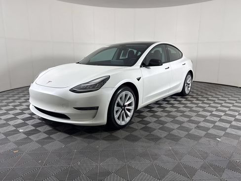 Used 2021 Tesla Model 3 Long Range AWD/4WD image 1