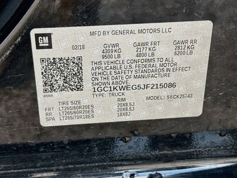 Used 2018 Chevrolet Silverado 2500 LTZ w/ LTZ Plus Package AWD/4WD image 31
