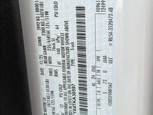 New 2026 Ford Transit 150 Low Roof w/ Load Area Protection Package image 16